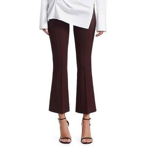 Helmut Lang needlepoint ribbed flare pants